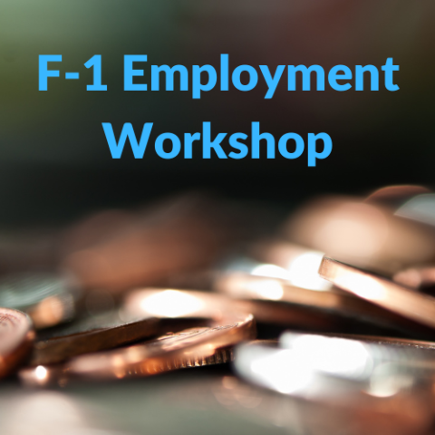 F-1 Employment Workshop